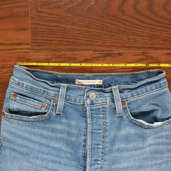 Levi’s Ribcage Straight Ankle Women's Jeans - Light wash - Size 28 - Picture 4 of 9
